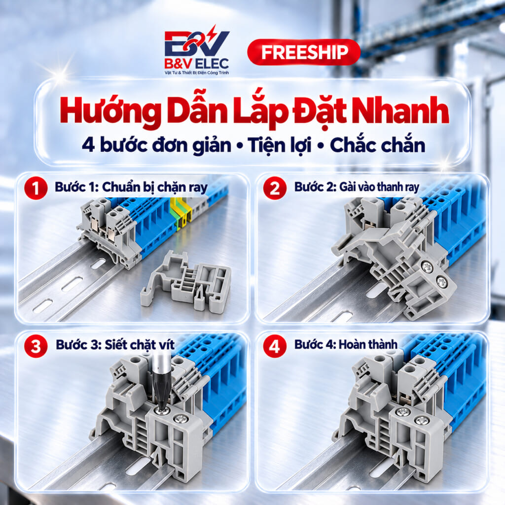 Chặn thanh ray E/UK